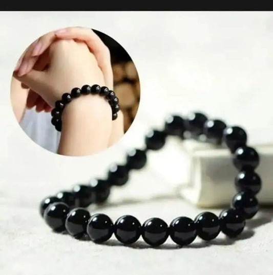 Black Onyx Beads Bracelet
