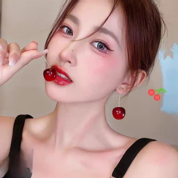 Cherry Drop Earrings