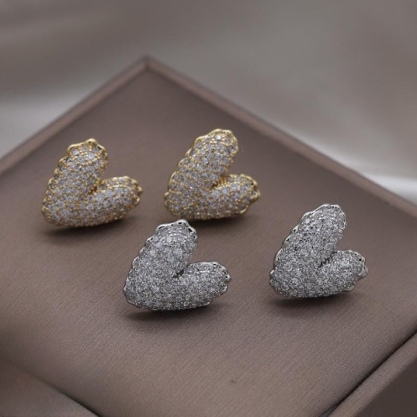 Heart Stud Earrings