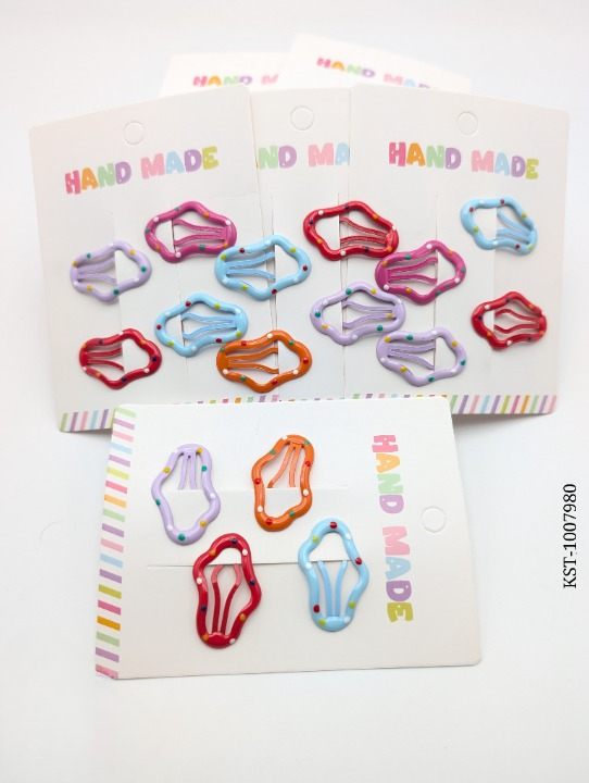 Multicolor Hair Clip(Pack Of 3)