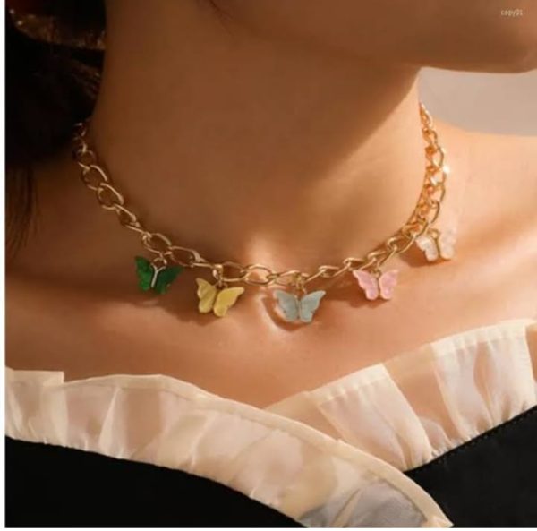 Multi Color Butterfly Chain