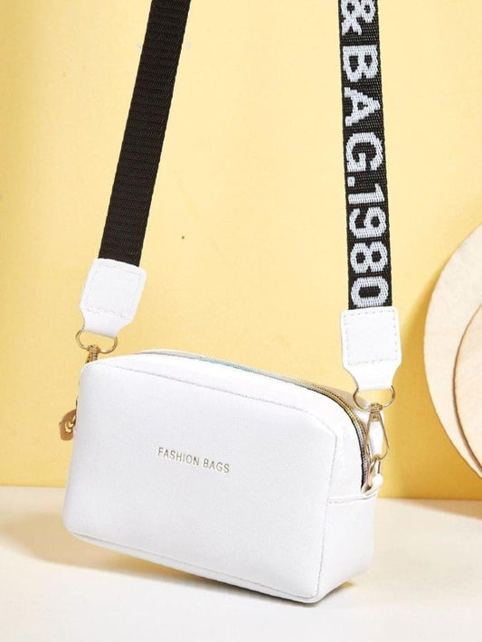 Wide Strap Crossbody Bag