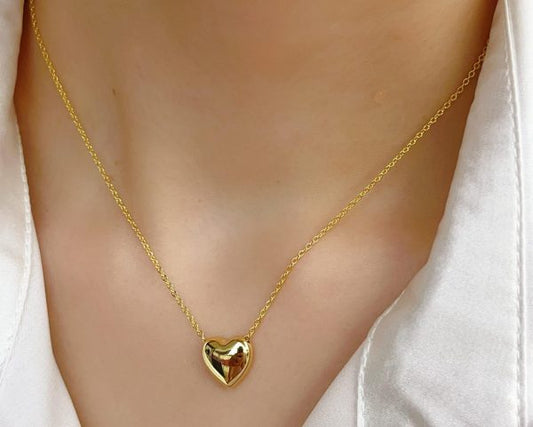Stainless Steel Heart  Necklace